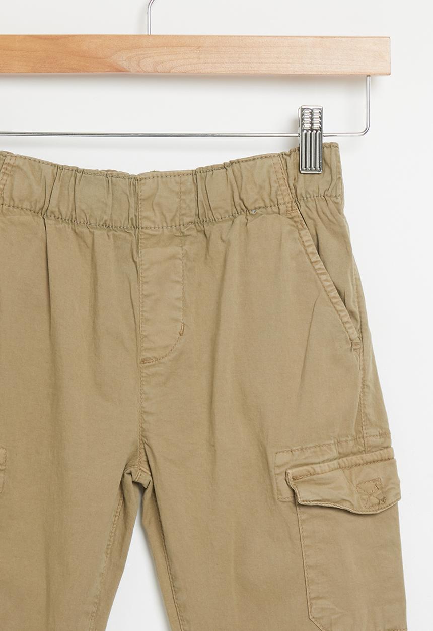 MINOTI - Boys cargo pant - stone 