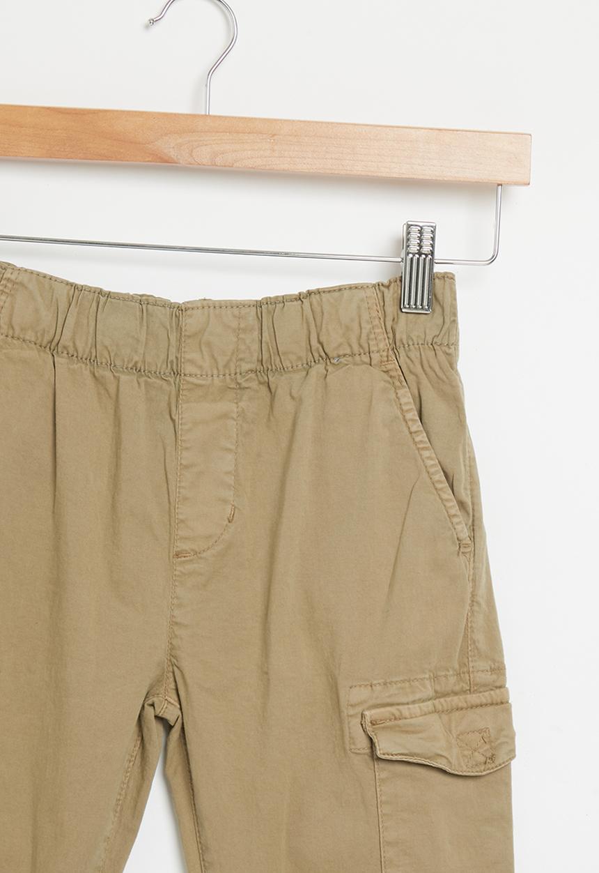 MINOTI - Boys cargo pant - stone 