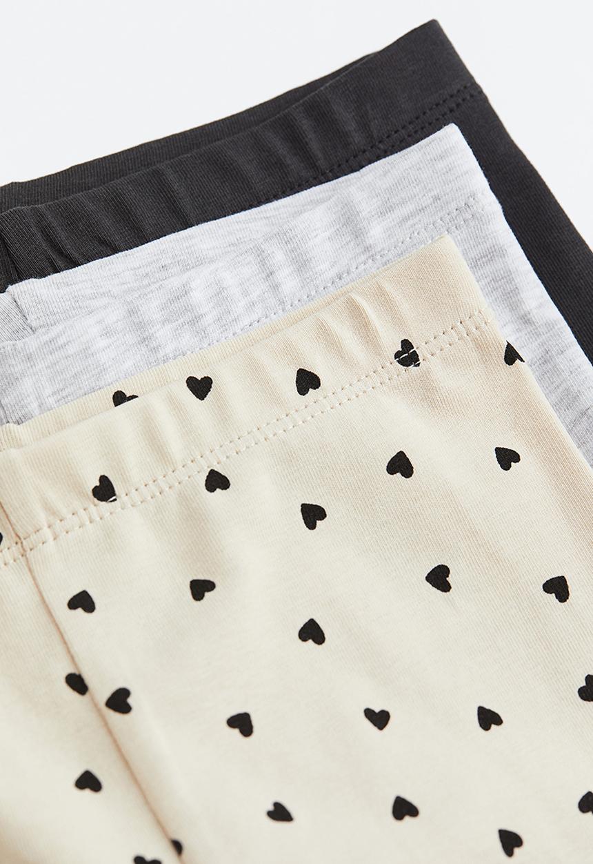 H&M - 3-Pack jersey leggings - multi 