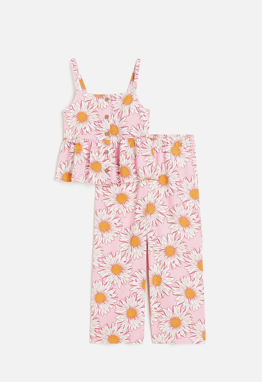 H&M - 2-Piece set - light pink flowers
