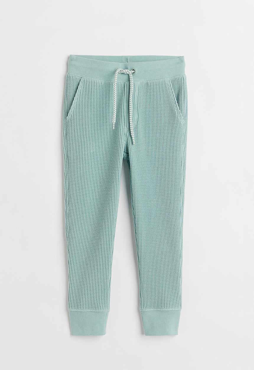 H&M - Cotton-blend joggers - light turquoise