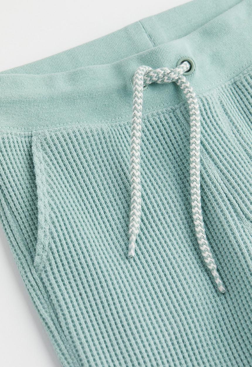 H&M - Cotton-blend joggers - light turquoise