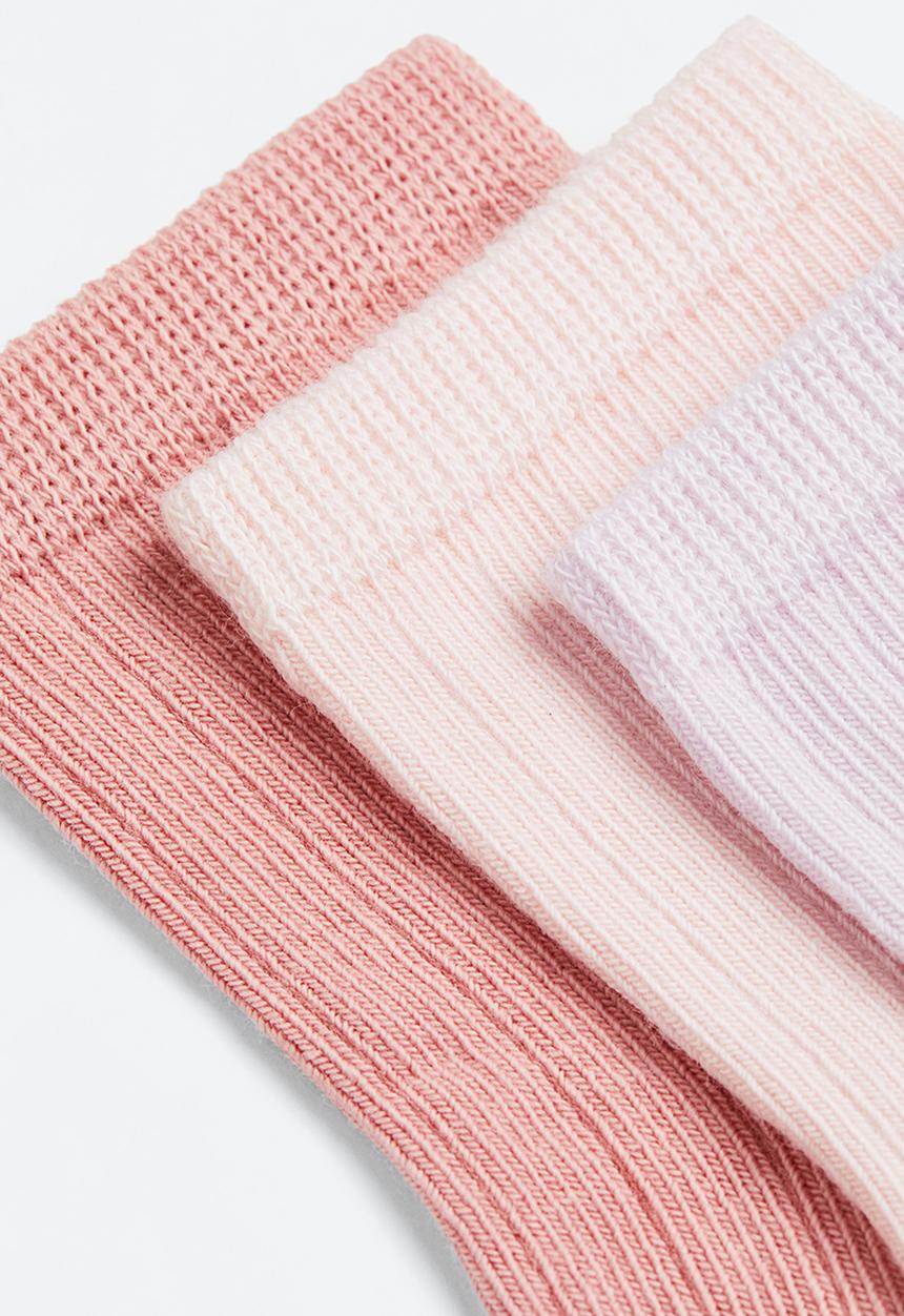 H&M - 5-Pack textured-knit socks - multi