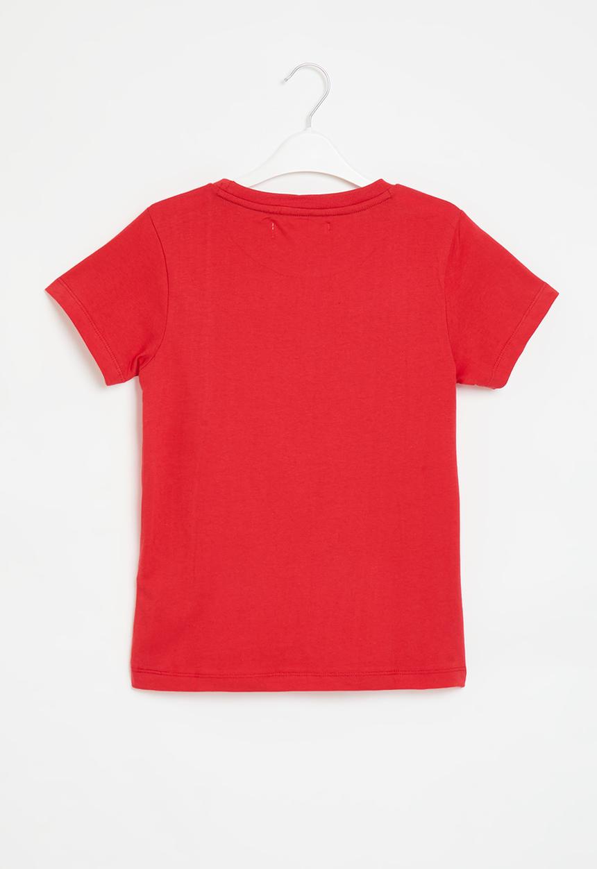 MINOTI - Respect short sleeve t-shirt - red