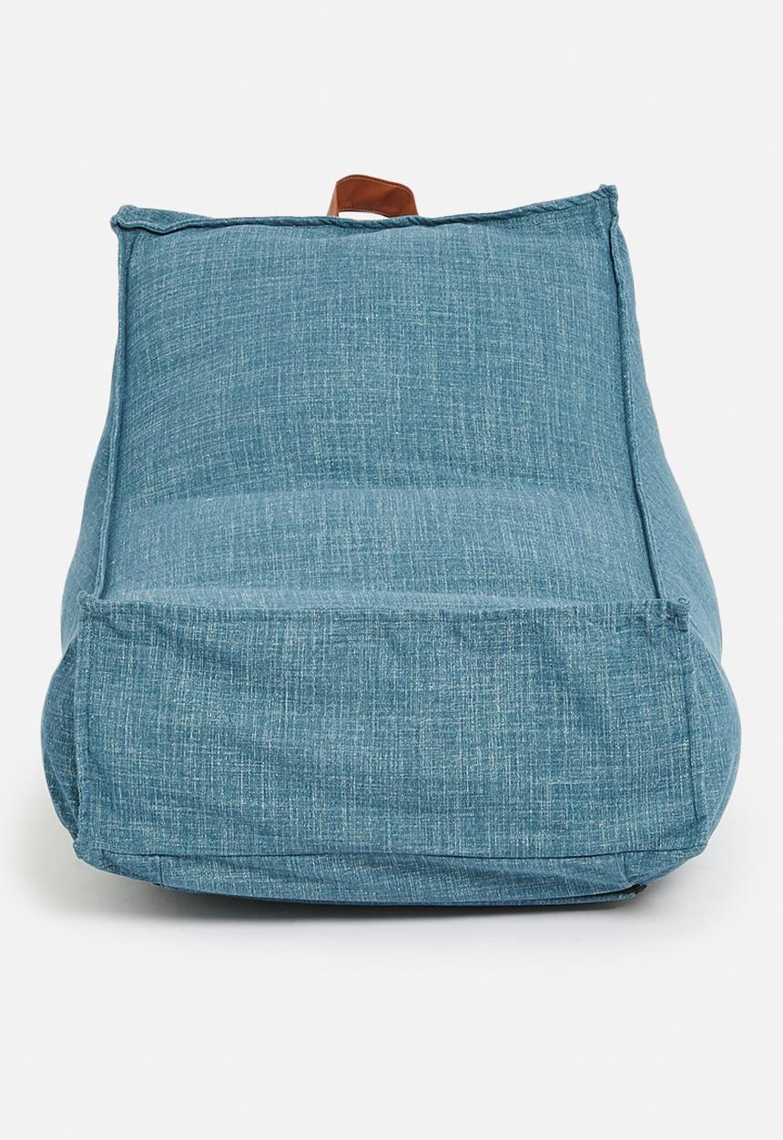 Sixth Floor - Bean bag chair - blue