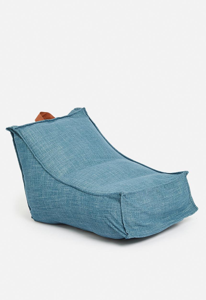 Sixth Floor - Bean bag chair - blue