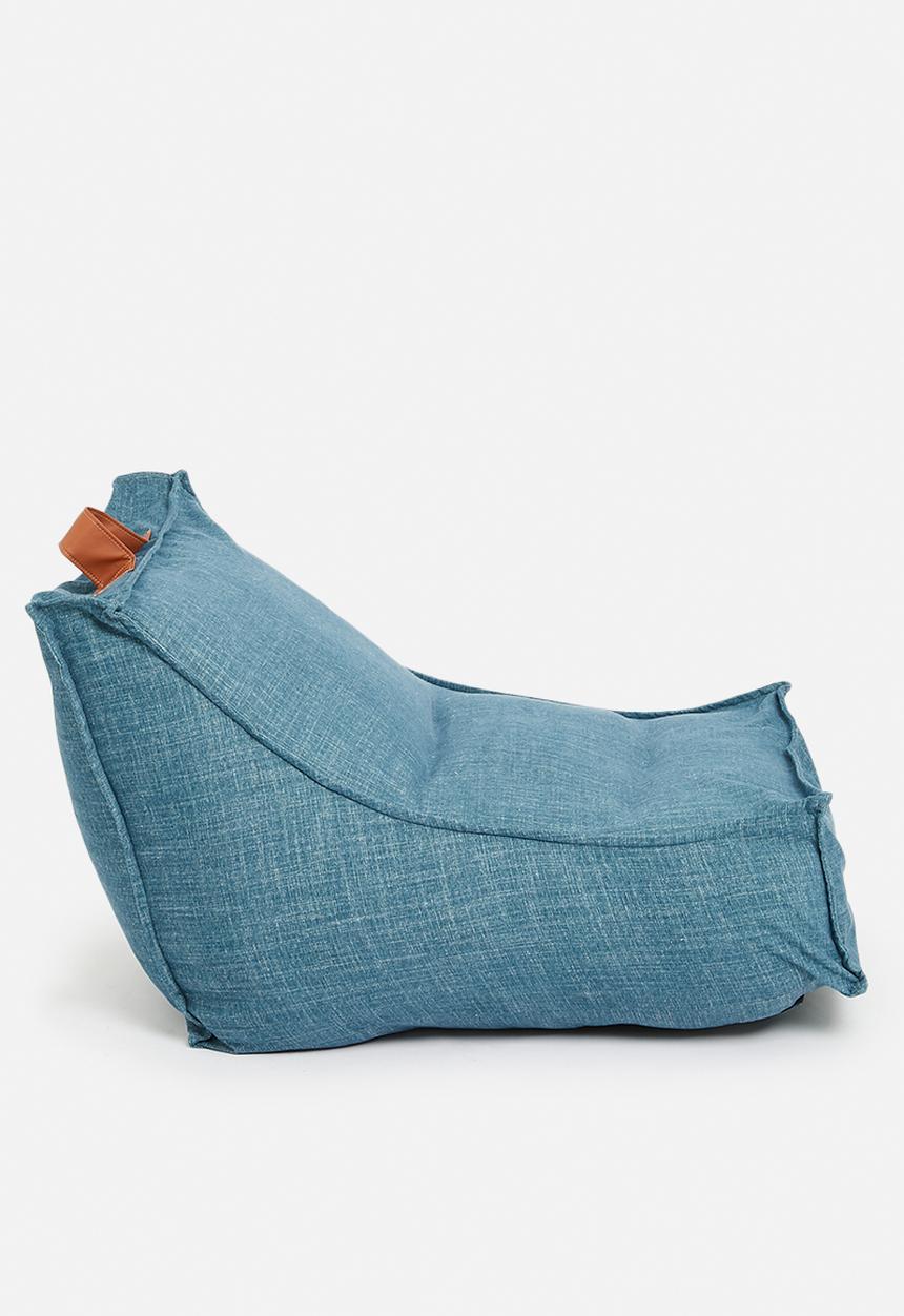 Sixth Floor - Bean bag chair - blue