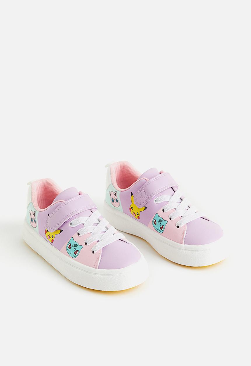 H&M - Printed trainers - light purple pokémon