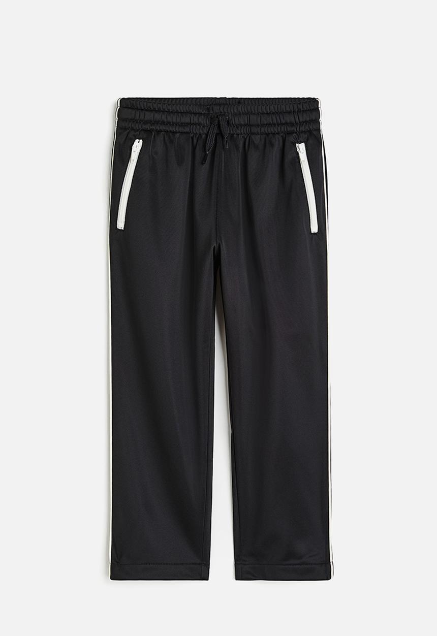 H&M - Joggers - black & white