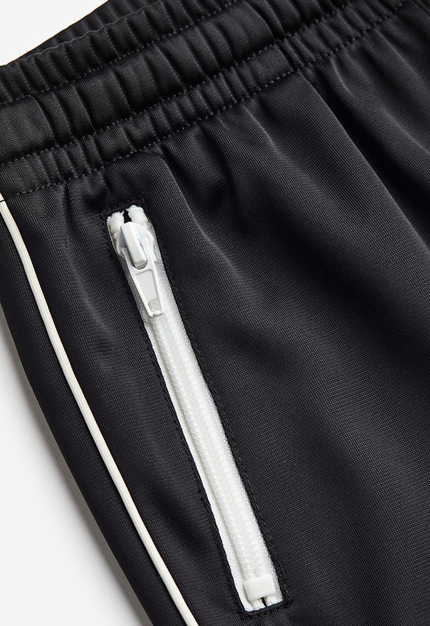 H&M - Joggers - black & white