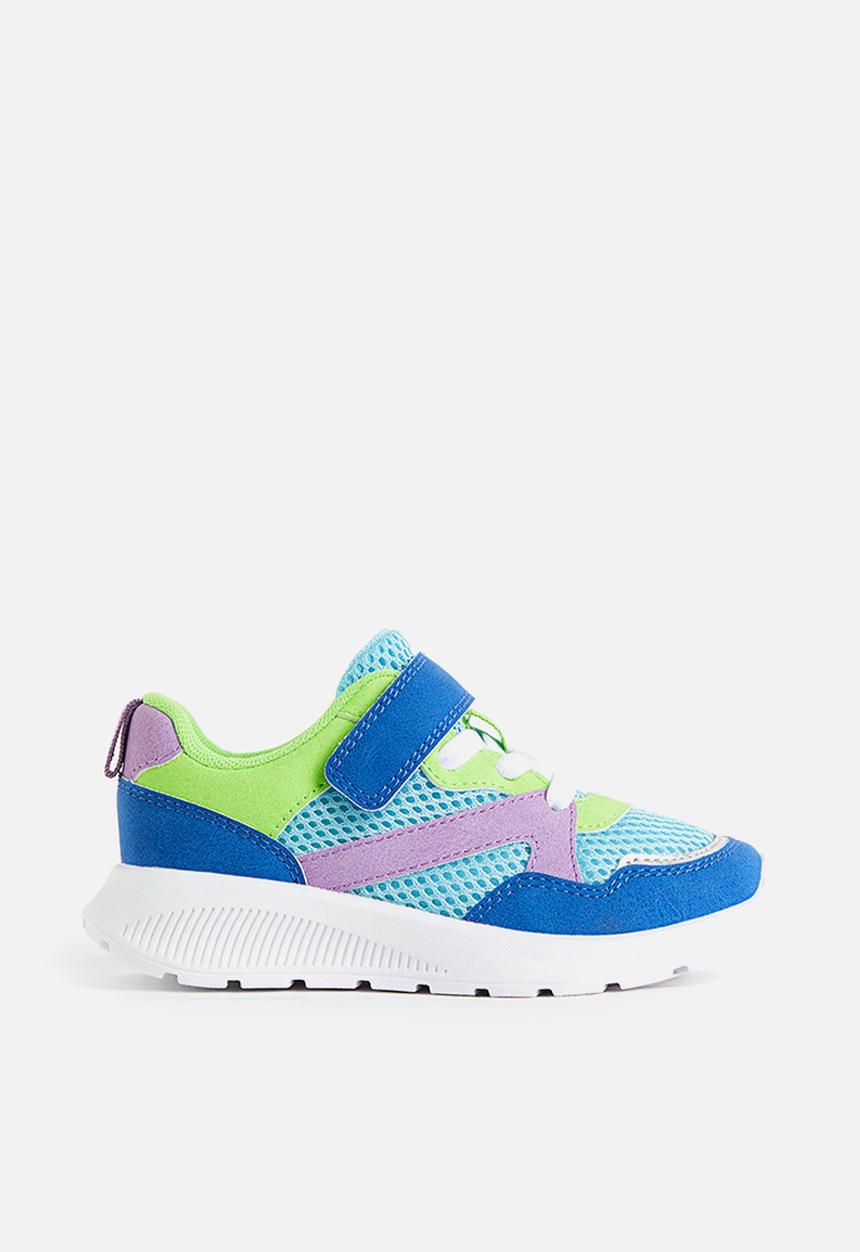 H&M - Lightweight-sole trainers - turquoise block coloured