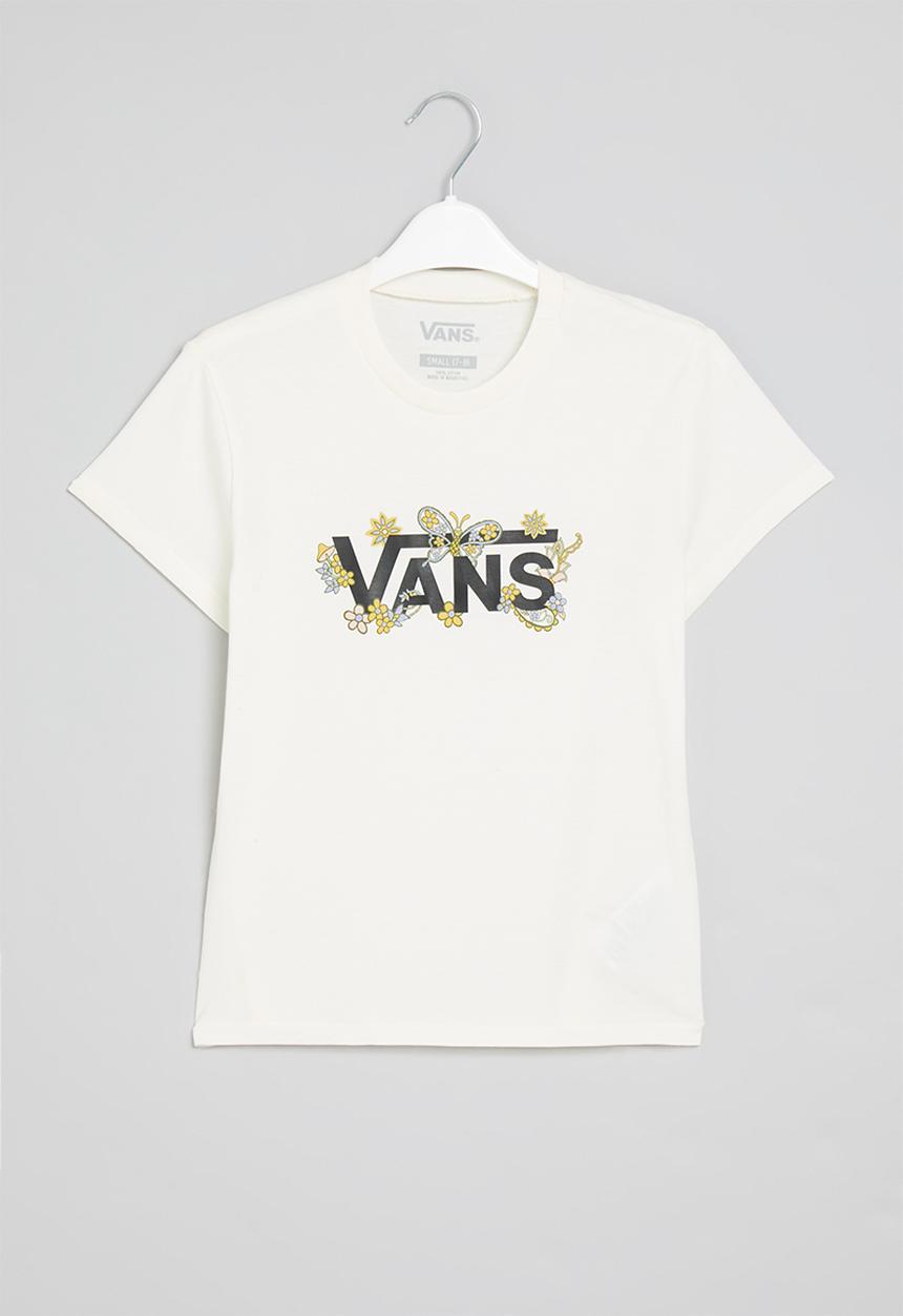 Vans - Trippy floral crew - white