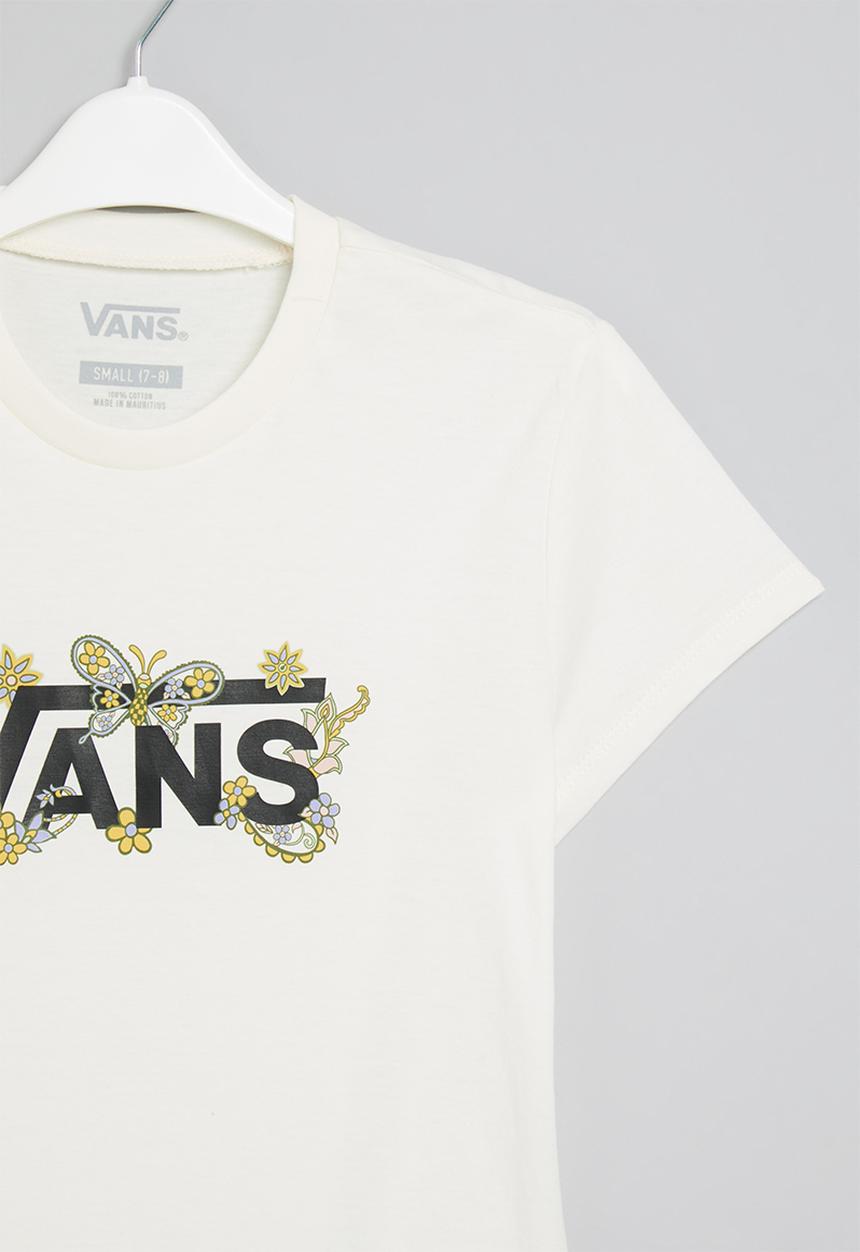 Vans - Trippy floral crew - white