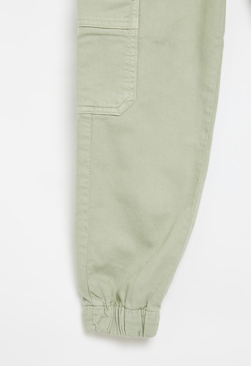 MINOTI - Girls basic twill combat pant - sage