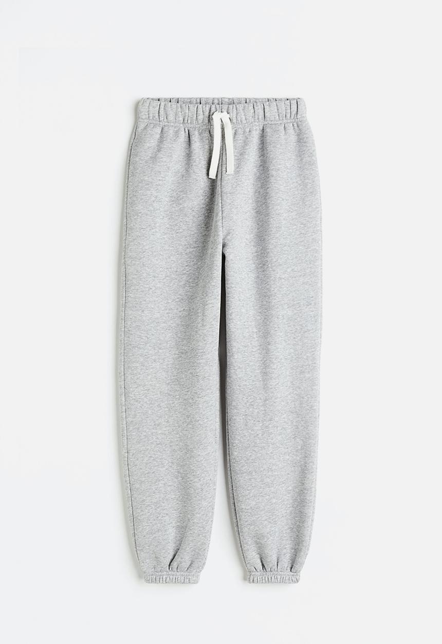 H&M - Loose fit joggers - light grey marl
