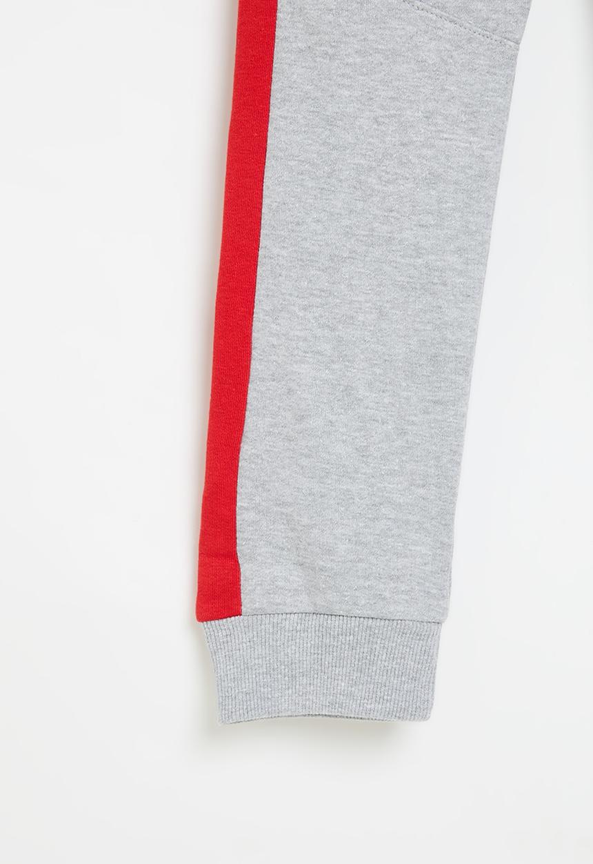 MINOTI - Respect fleece panel jogger - grey
