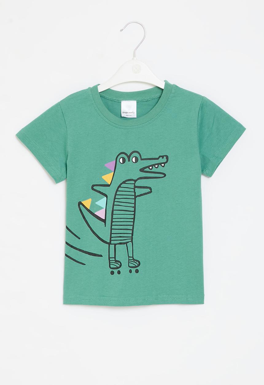 Pop Candy - Printed tee - green
