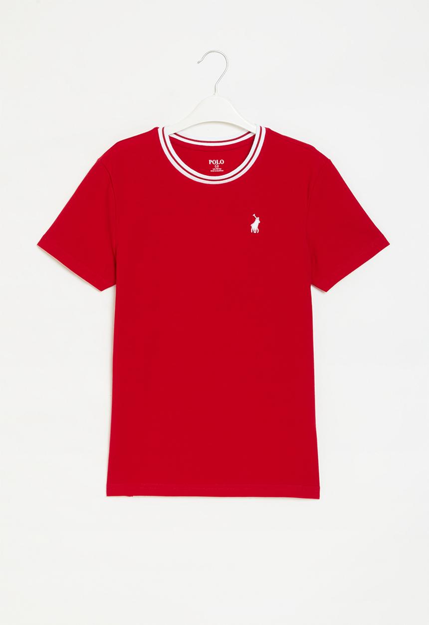 POLO - Boys oliver textured tee - red