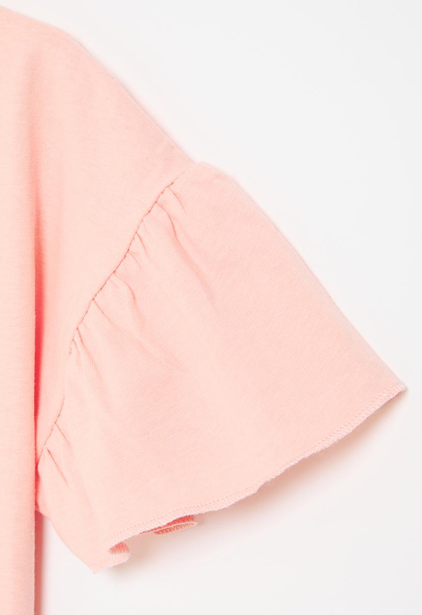 Pop Candy - Frilled sleeve tee - pink