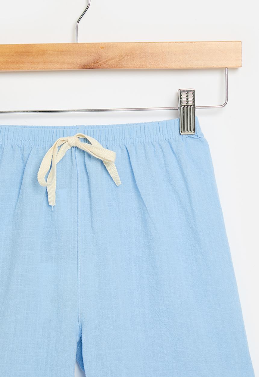 Pop Candy - Drawstring shorts - light blue