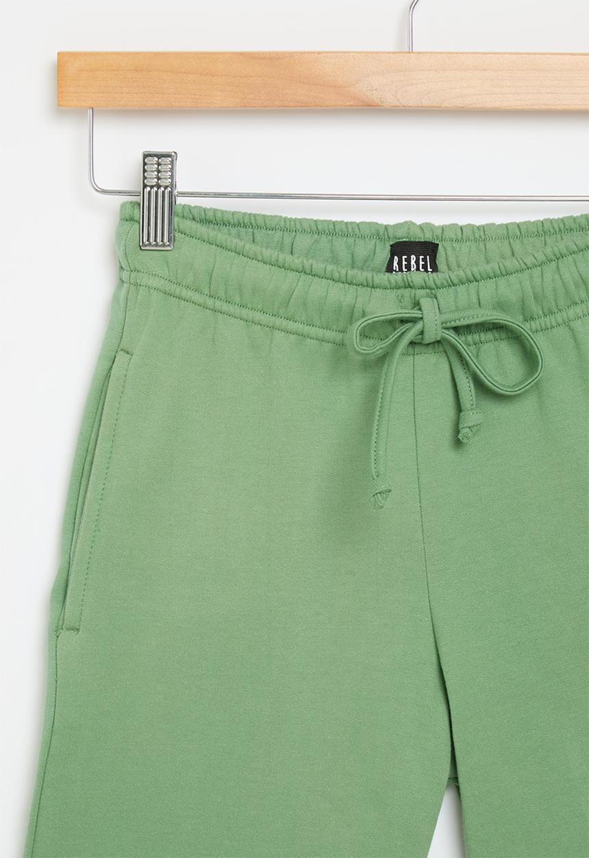 Rebel Republic - Printed shorts- sage