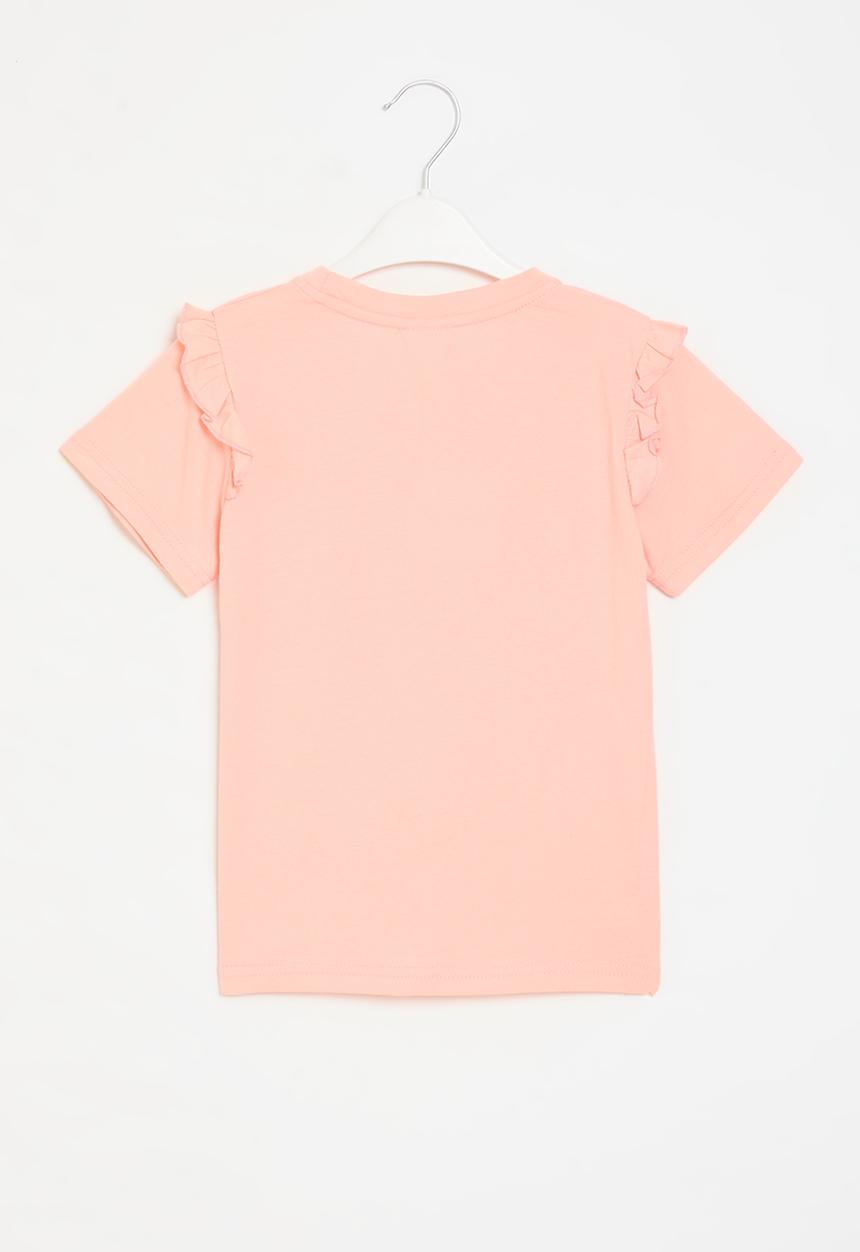Pop Candy - Frill sleeve tee - pink