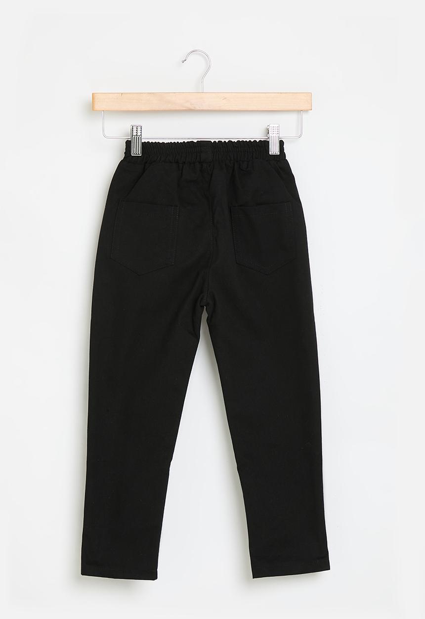 Pop Candy - Elasticated waist trousers - black