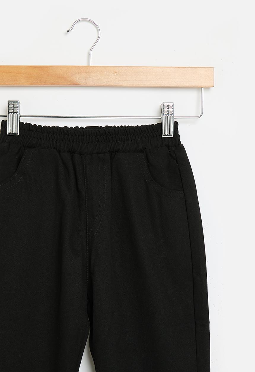 Pop Candy - Elasticated waist trousers - black