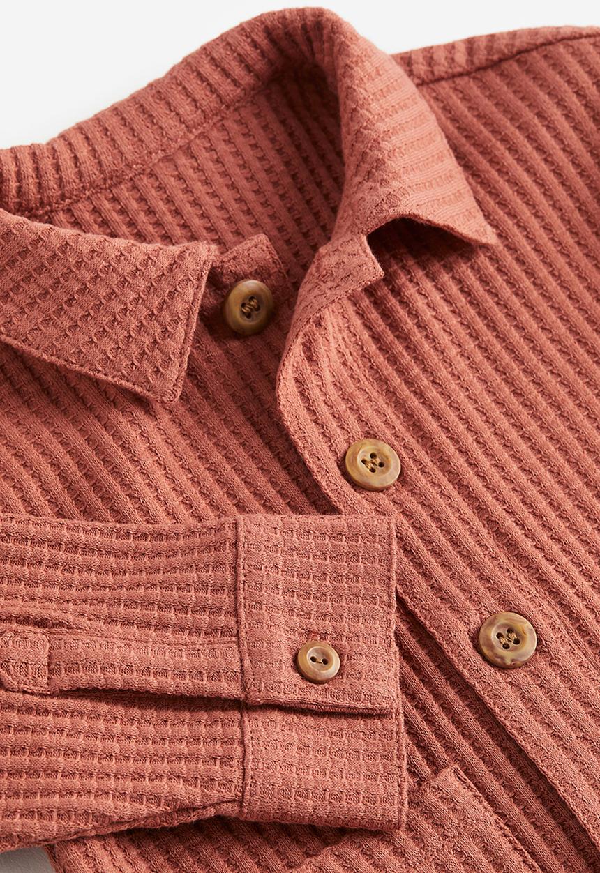 H&M - Sweatshirt cardigan - rust red