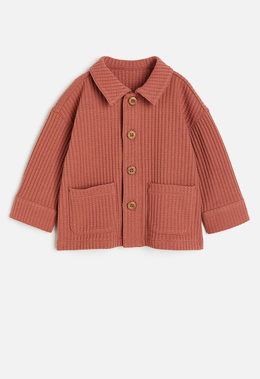 H&M - Sweatshirt cardigan - rust red