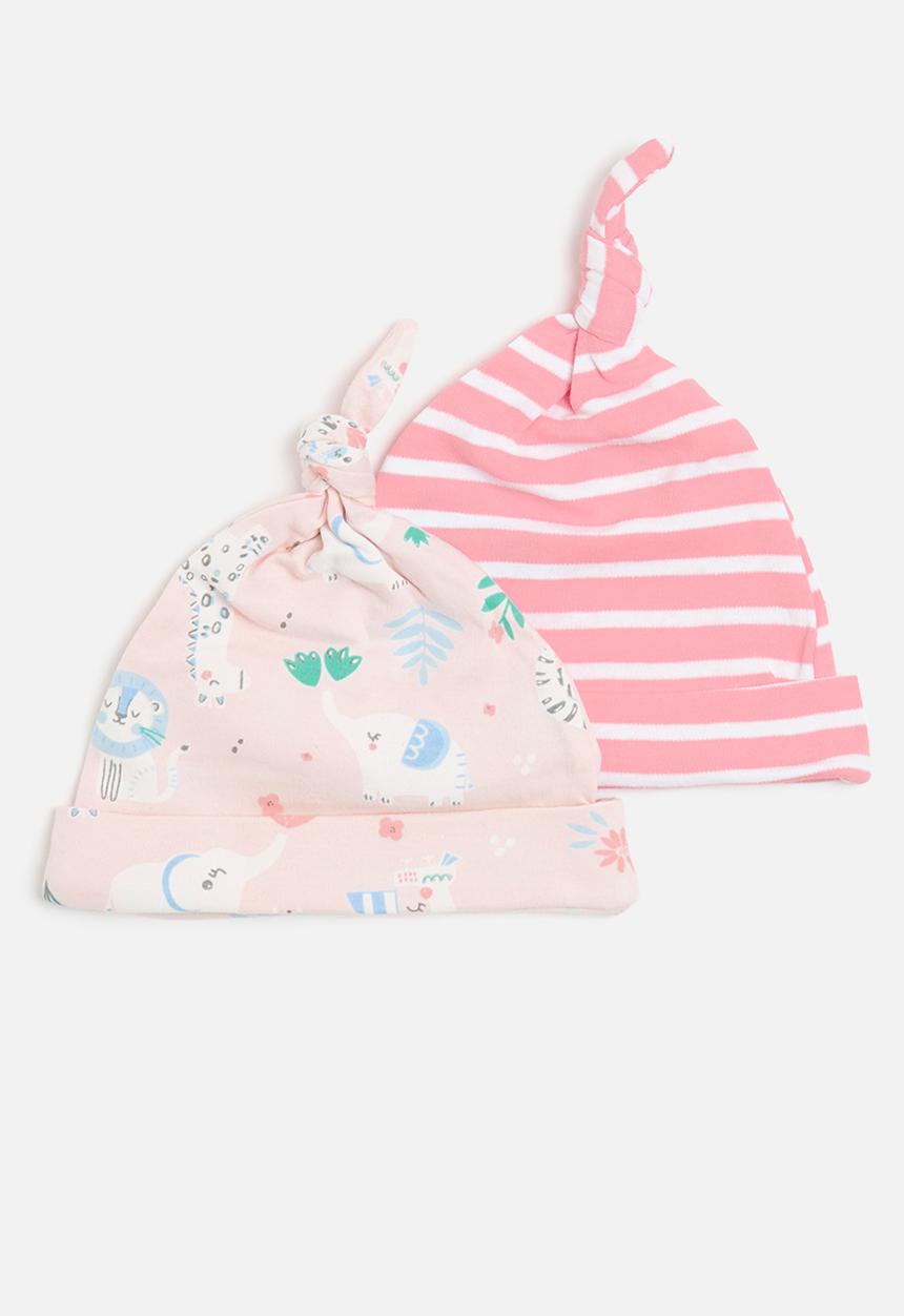 MINOTI - 2 pack hats - pink