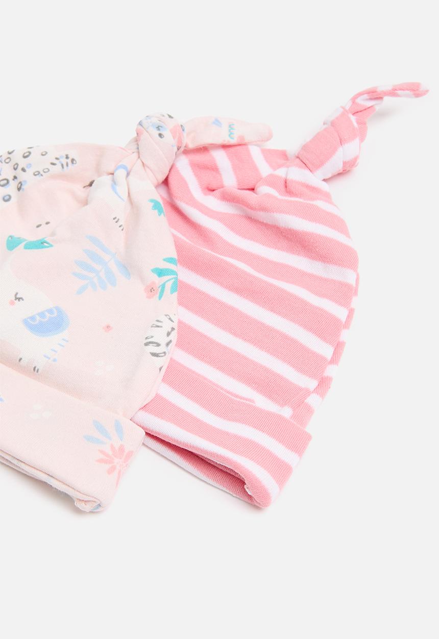 MINOTI - 2 pack hats - pink