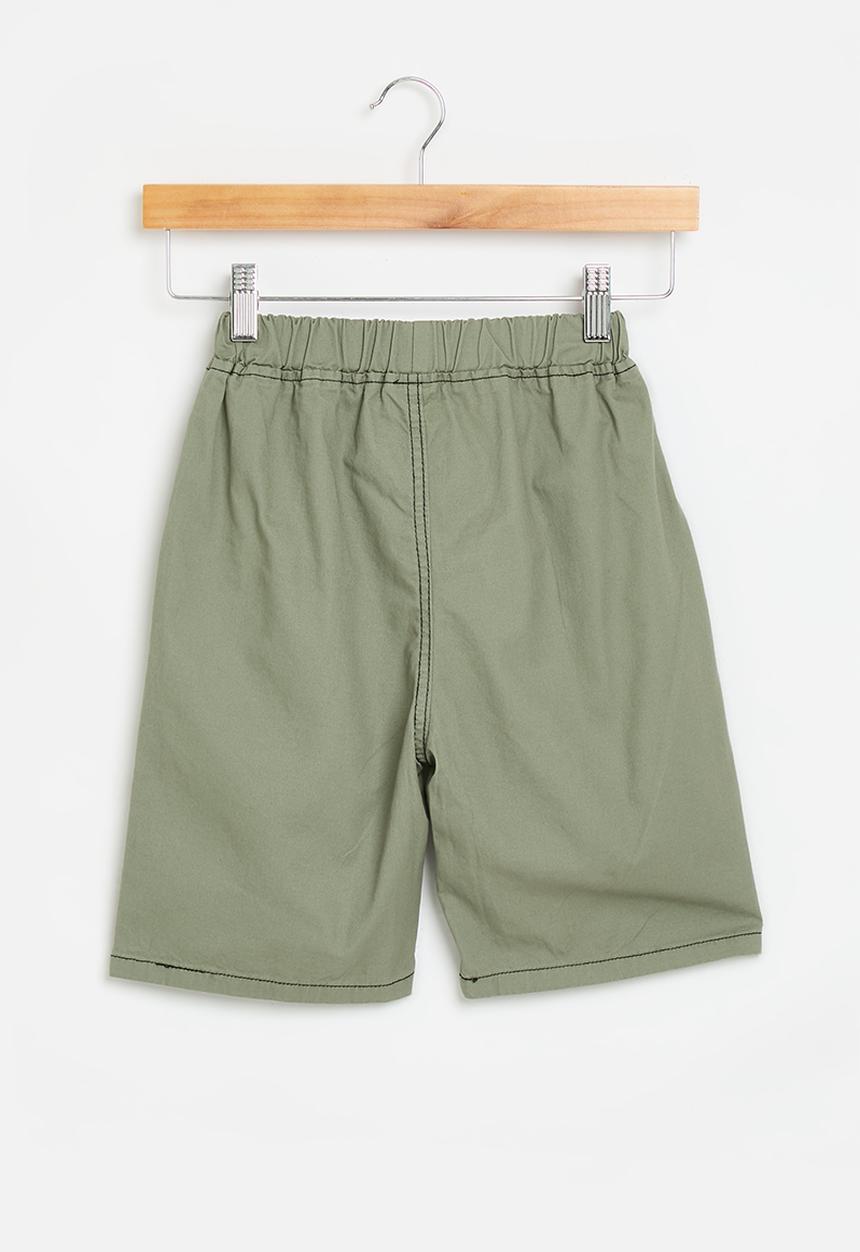 Pop Candy - Utility shorts - green