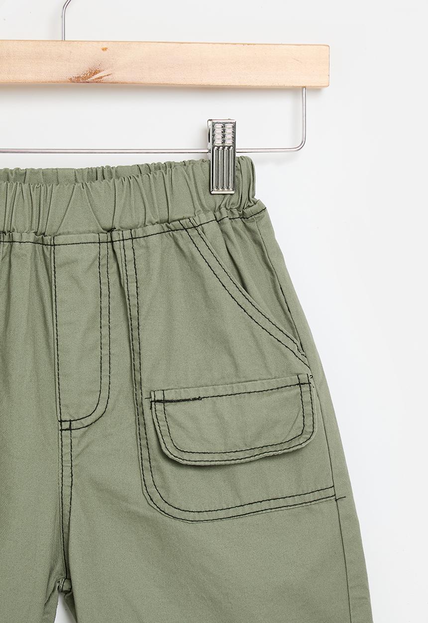 Pop Candy - Utility shorts - green
