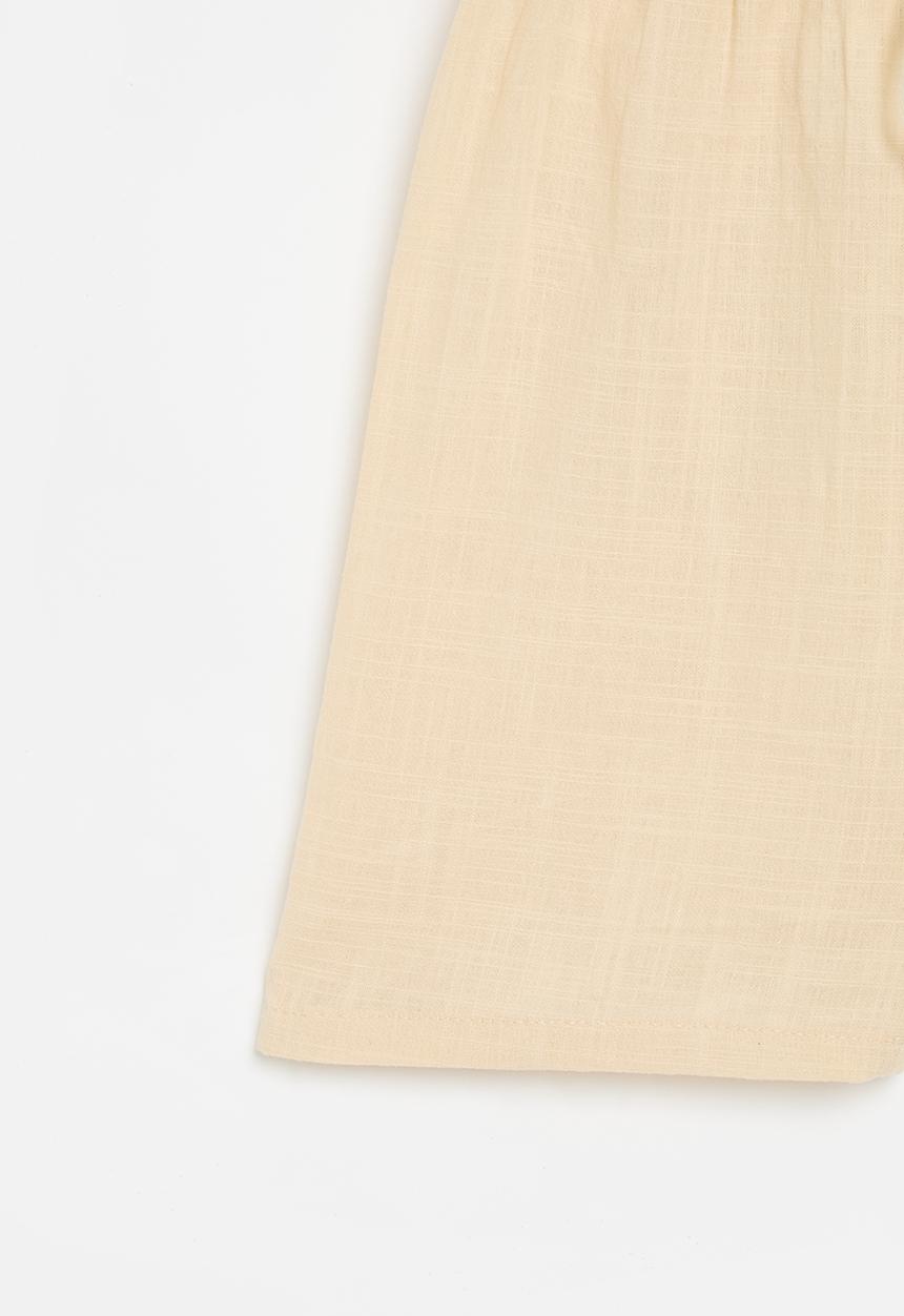 Pop Candy - Boys drawstring shorts - beige