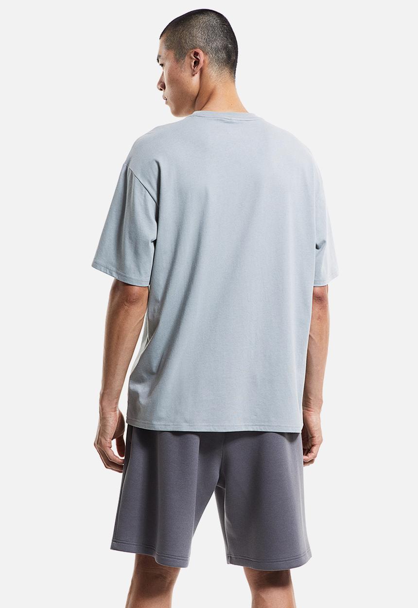 H&M - Drymove™ printed sports t-shirt - grey cardio