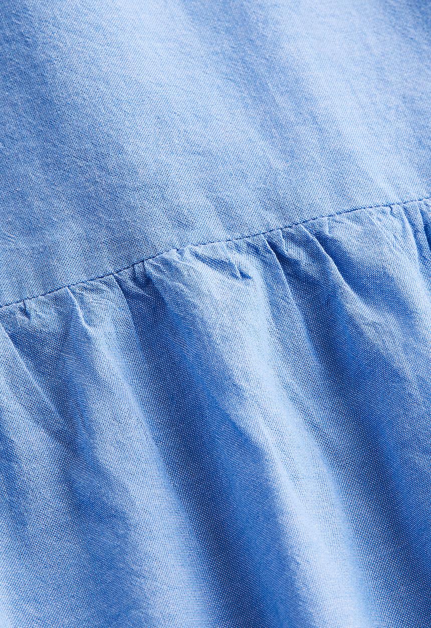 H&M - Tiered dress - light blue 