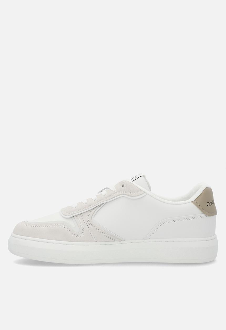 Calvin Klein - Casual cupsole irregular lines - white/ancient white