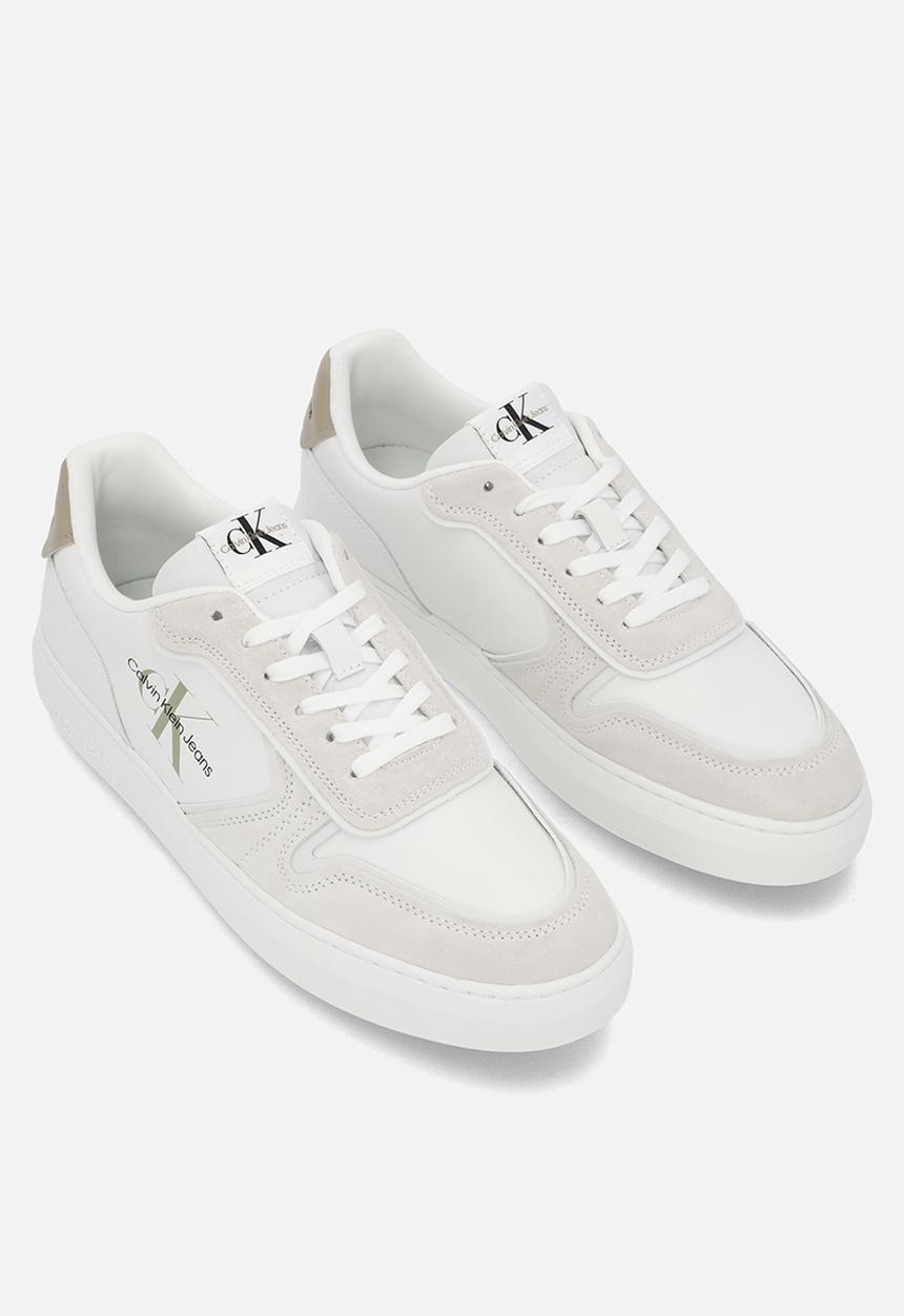 Calvin Klein - Casual cupsole irregular lines - white/ancient white