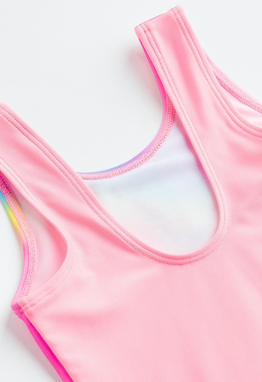 H&M - Printed swimsuit - pink cat 