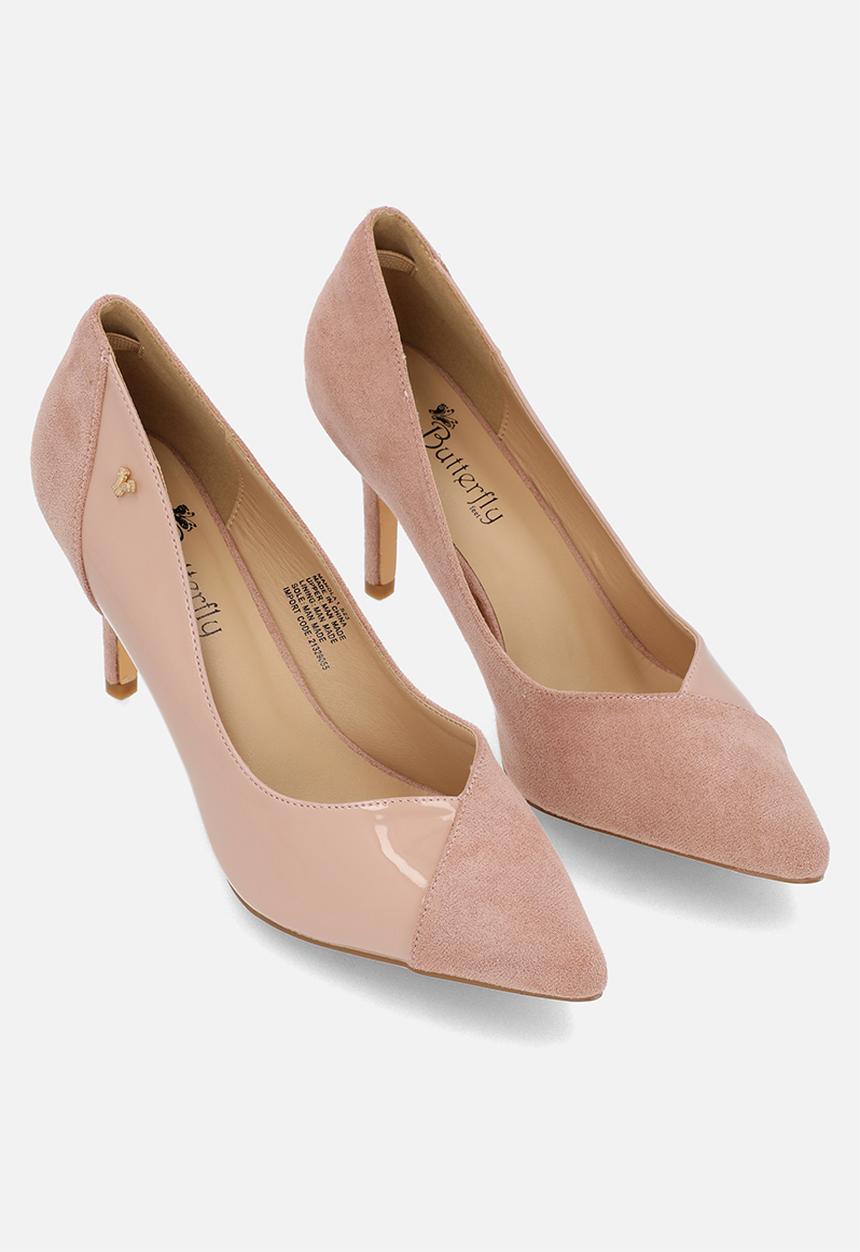 Butterfly Feet - Manola 1 court heel - pink