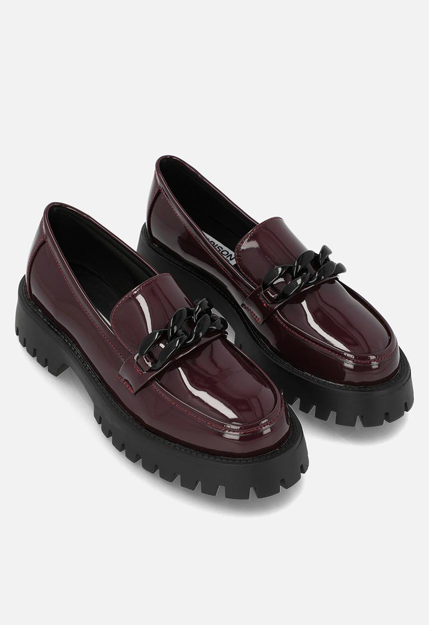 Madison® - Eli platform loafer - ox blood