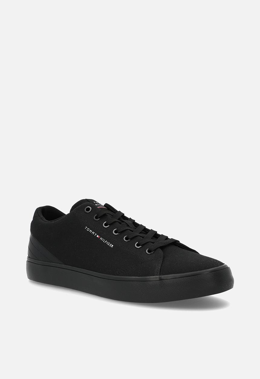 Tommy Hilfiger - Th hi vulc core low canvas - black