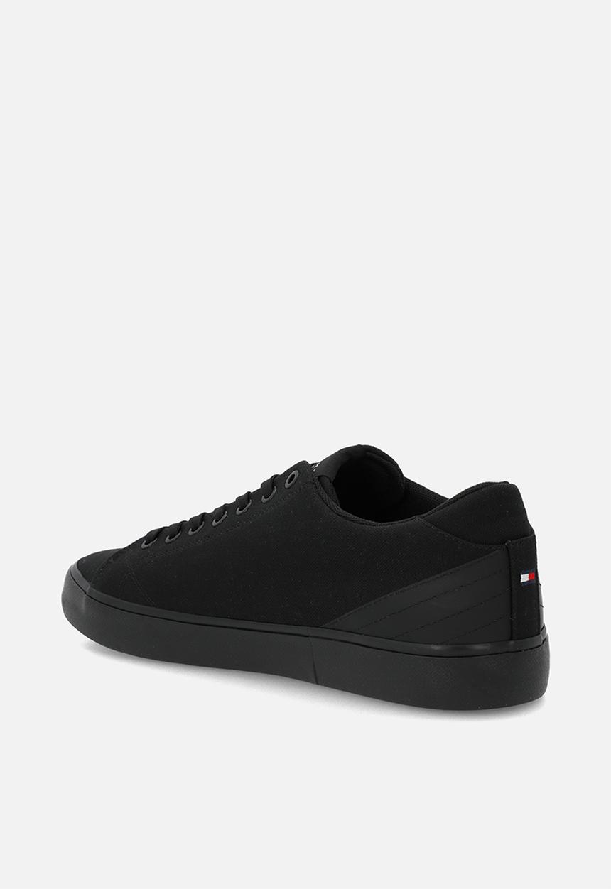Tommy Hilfiger - Th hi vulc core low canvas - black