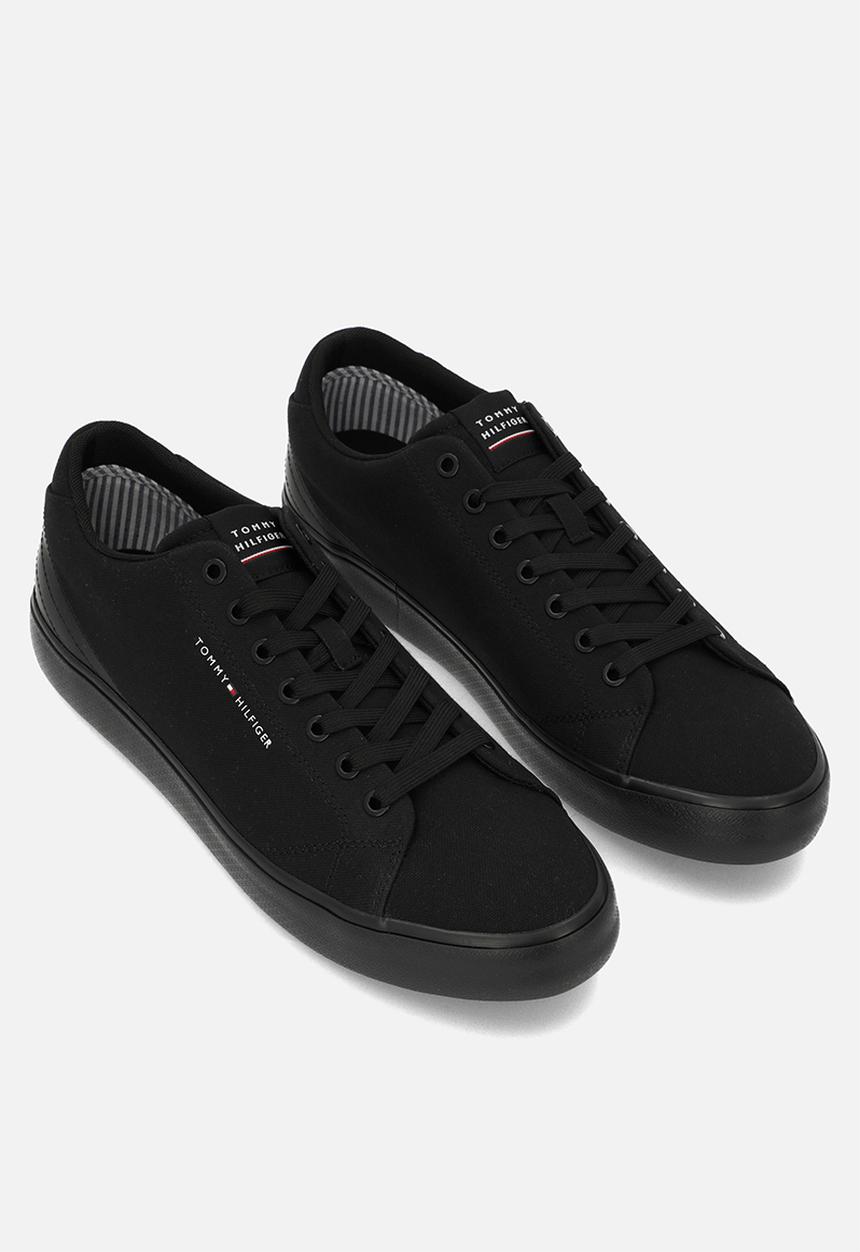 Tommy Hilfiger - Th hi vulc core low canvas - black