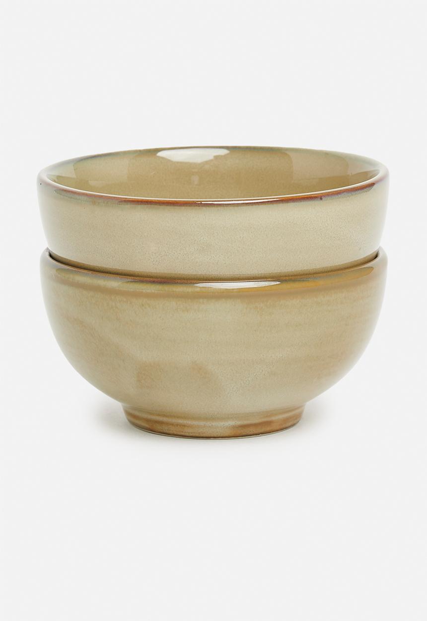 Excellent Houseware - Bowl set of 2 - green 