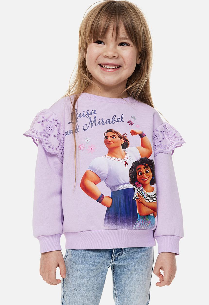H&M - Printed sweatshirt - light purple encanto 