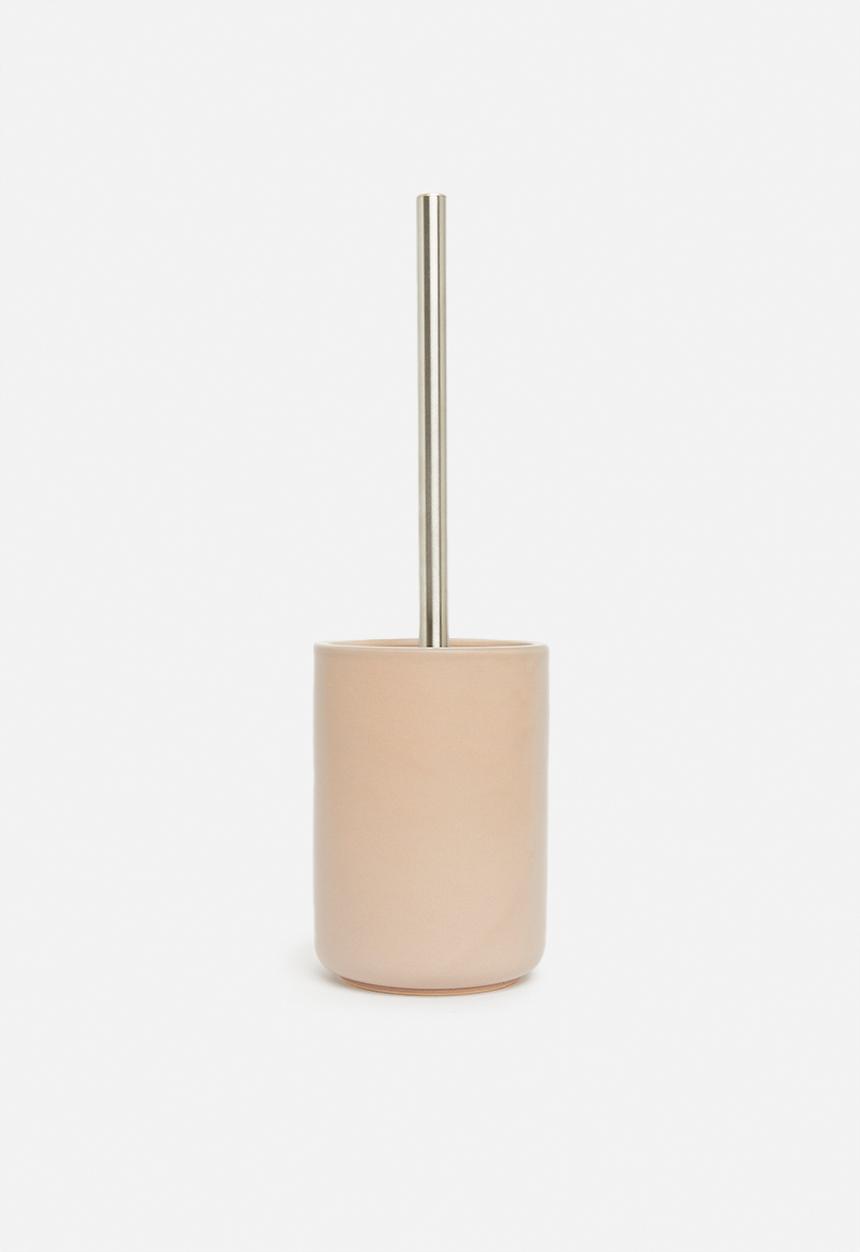 Bathroom Solutions - Simple dolomite toilet brush - brown