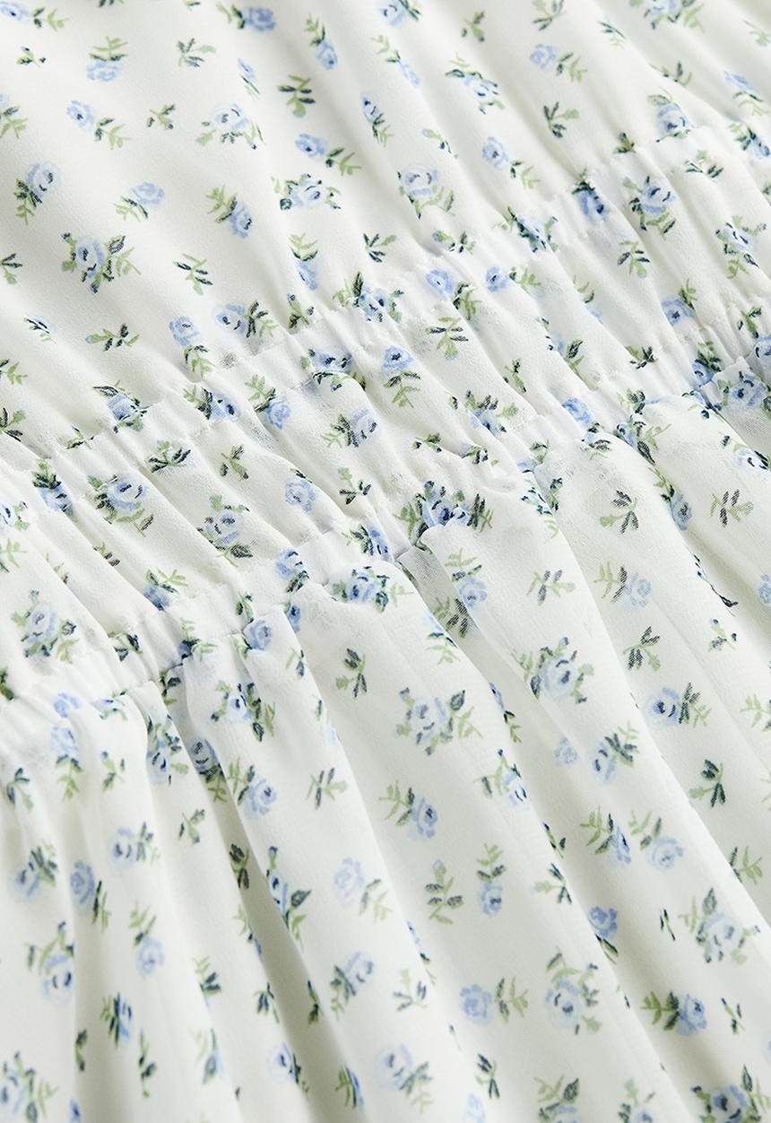 H&M - Patterned dress - white floral