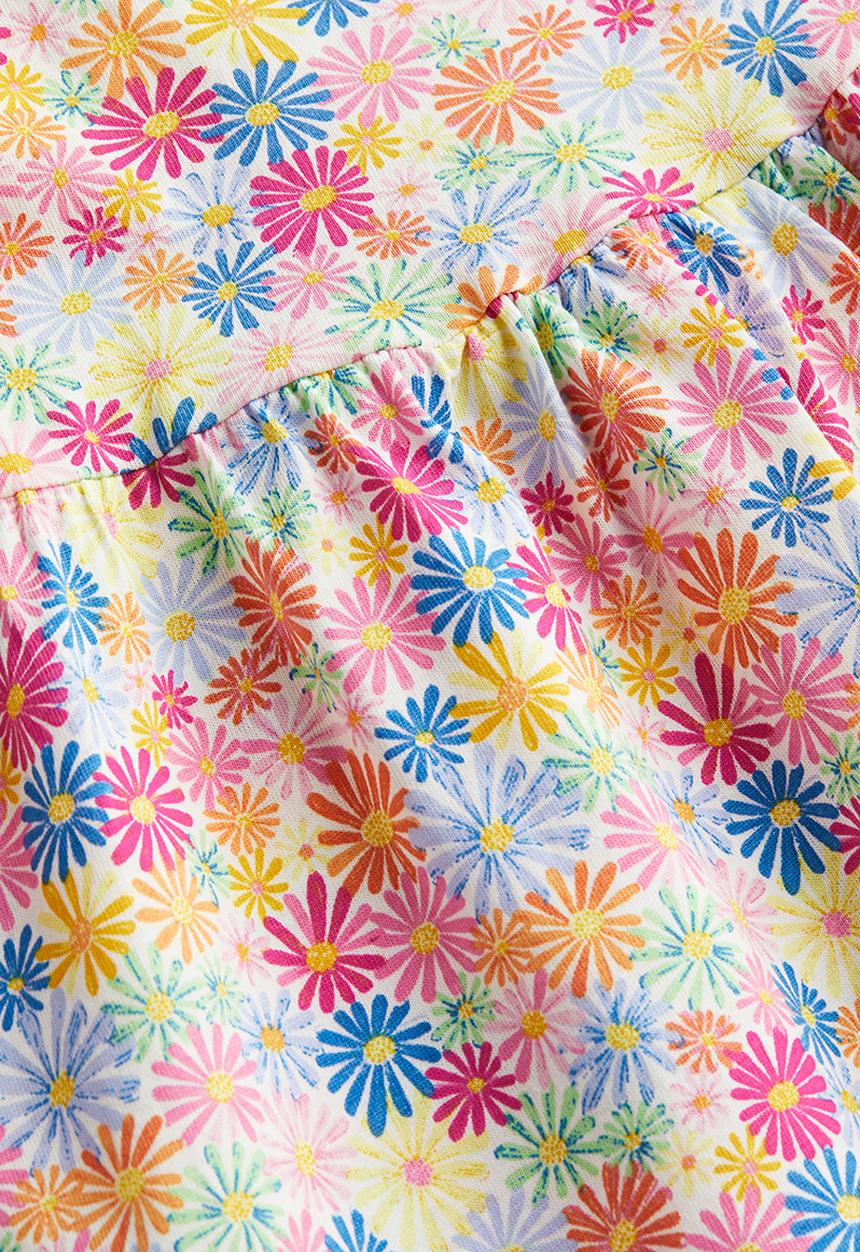 H&M - Patterned cotton dress - white floral